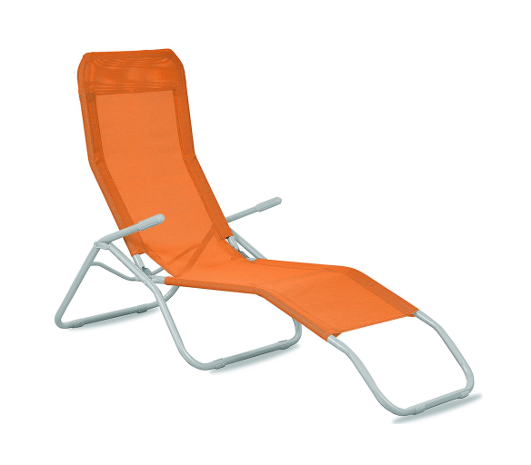 Aga Zahradní lehátko Oranžové 2DAZ480 - II. JAKOST