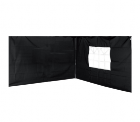 Linder Exclusiv Bočnice na altán ALU 3x3 m PO2466PU Black