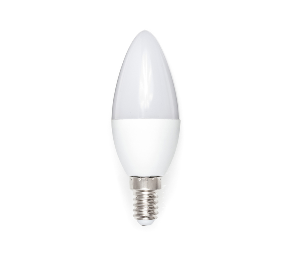 LED žárovka C37 - E14 - 8W - 680 lm - neutrální bílá