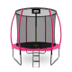 Aga SPORT EXCLUSIVE Trampolína 250 cm Růžová + ochranná síť + žebřík