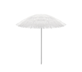 Linder Exclusiv Slunečník Hawaii Bílý