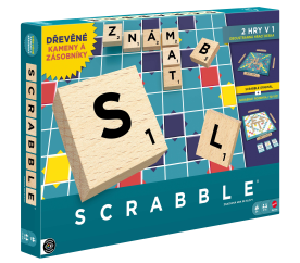 Scrabble Dřevěná edice česká JLJ68