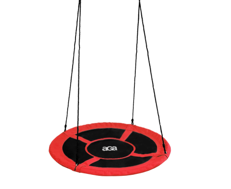 Aga Závěsný houpací kruh 120 cm Červený