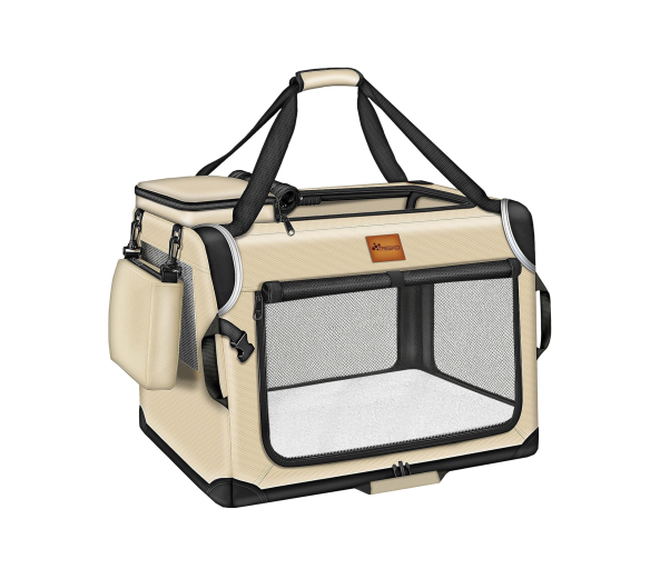 Tresko Přepravka pro psy a kočky 70x52x52 cm Béžová
