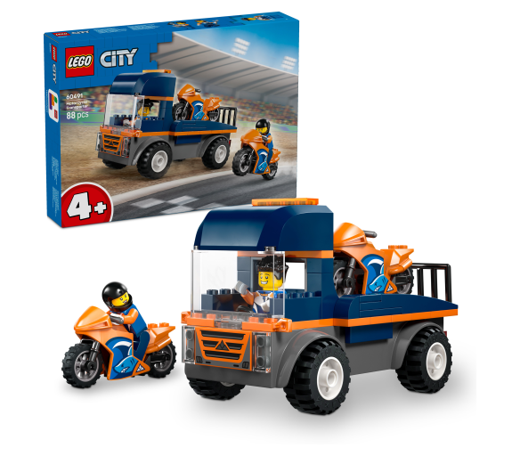 LEGO® City 60491 Kamion na přepravu motorek