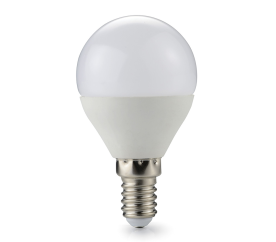 LED žárovka - E14 - G45 - 1W - 85Lm - koule - neutrální bílá