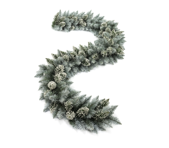 Aga Vánoční girlanda 270 cm Bílá - 6DAZ020 - 2.JAKOST