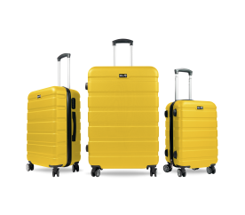 Aga Travel Sada cestovních kufrů MR4650 Žlutá