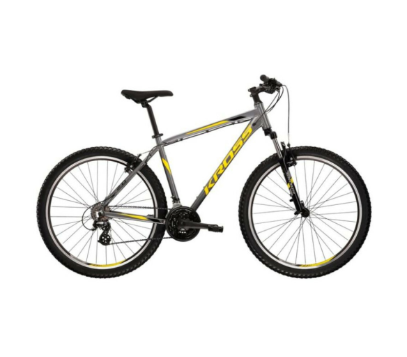 KROSS Pánské horské kolo MTB HEXAGON 2.0 27,5" Šedé