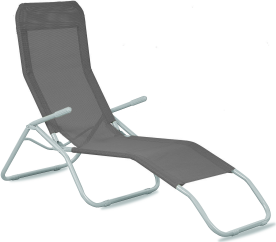 Aga Zahradní lehátko Šedé 2DAZ489 - II. JAKOST