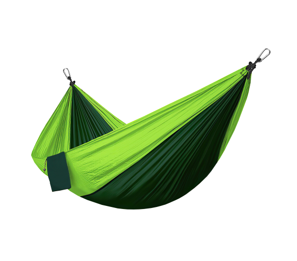 Aga Cestovní houpací síť 270x140 cm Zelená