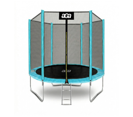 Aga SPORT TOP Trampolína 180 cm Světle modrá + ochranná síť