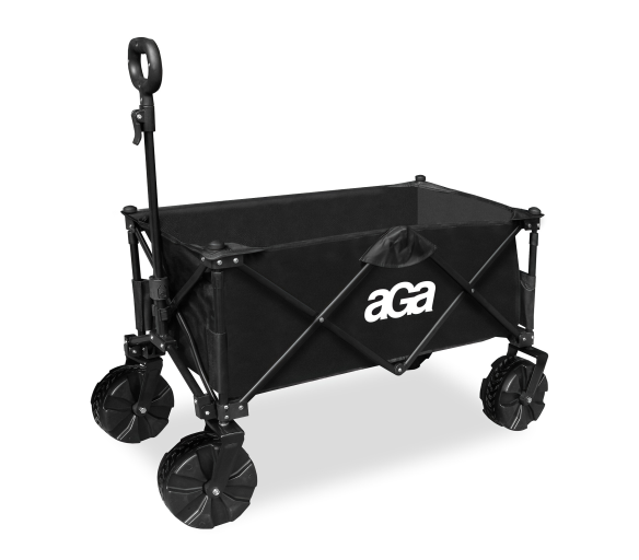 Aga Skládací přepravní vozík MR4613 Černý