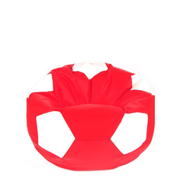 Aga Sedací pytel BALL XXXL Bílá - Červená
