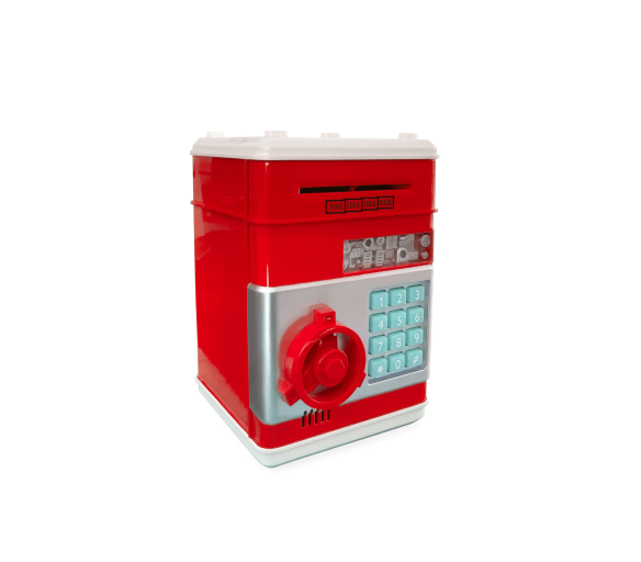 Aga Pokladnička trezor Červená - 2. JAKOST