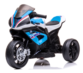 Motocykl BMW HP4 modrý, motocykl na lithiovo-iontovou baterii