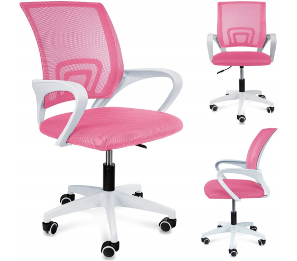 Kancelářská židle růžová 2DAZ159 - II. JAKOST