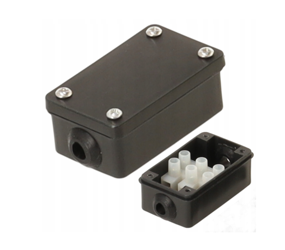 Elektrická rozvodná krabice IP68 černá