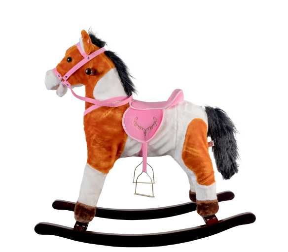 Aga4Kids Houpací koník MR1310 Světle hnědý
