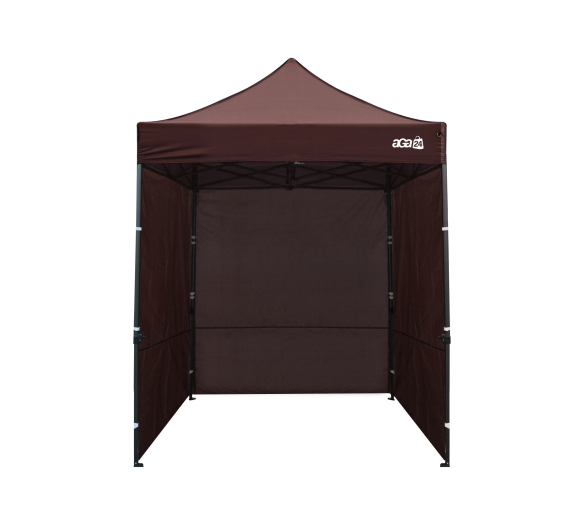 Aga Nůžkový stánek 2x2m Hnědý
