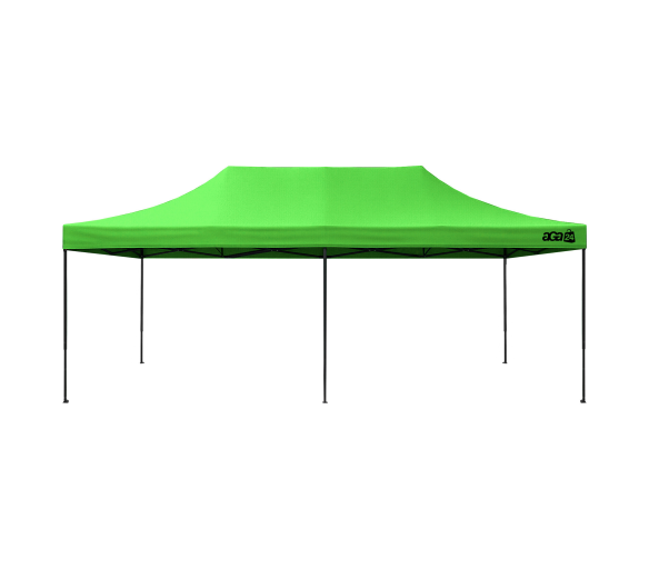 Aga Prodejní stánek bez bočnic 3x6 m Zelený