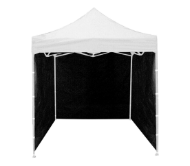 Aga Bočnice k prodejnímu stánku 3x2m Černá