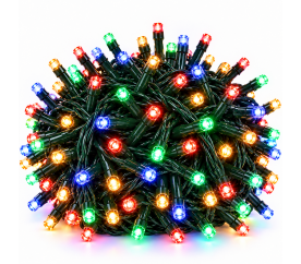 Aga Vánoční řetěz 100 LED Barevná