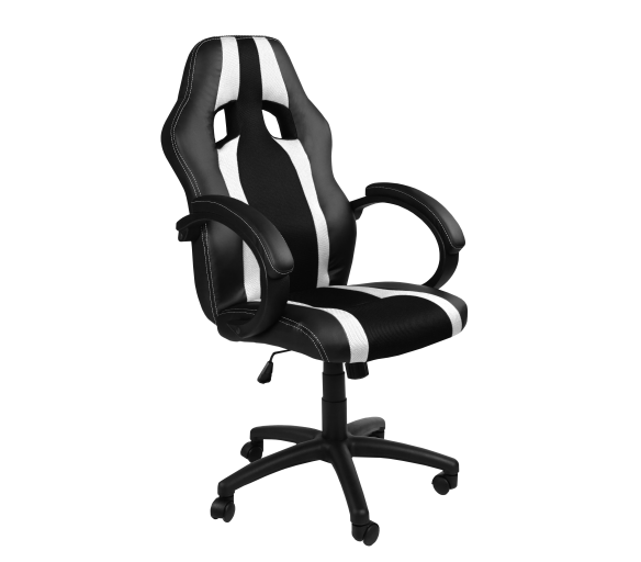 Aga Herní židle NAB021 Černo - Bílé