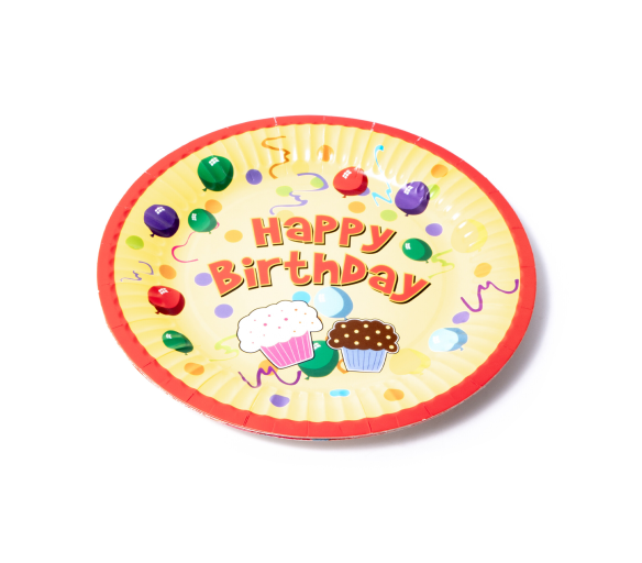 Aga4Kids Papírové talířky 23cm DS932-3 10 ks