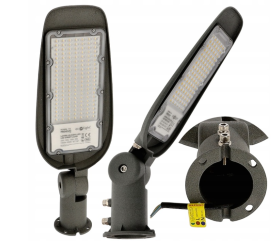 LED pouliční lampa - 200W - 230V - studená bílá