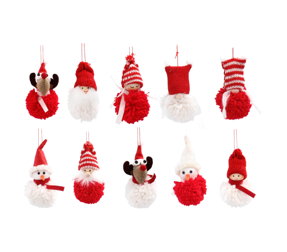 Aga Sada vánočních ozdob 8 ks Postavičky