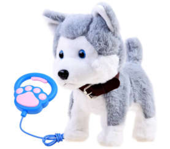 Interaktivní pes Husky na vodítku 2DZ270 - II. JAKOST