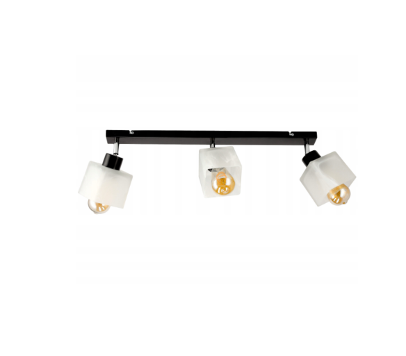 LED závěsná lampa Beam - 3xE27 - CUBE WHITE