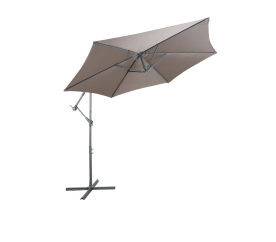 Aga Zahradní slunečník konzolový 300 cm Šedohnědý