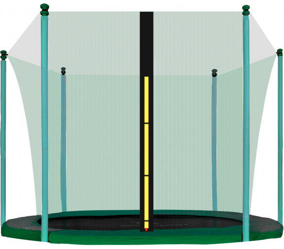 Aga Vnitřní ochranná síť 250 cm na 6 tyčí Dark Green