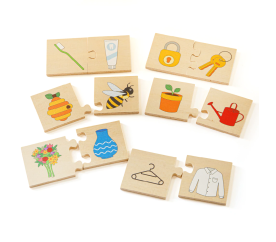 Bigjigs Toys Didaktické puzzle Co k sobě patří 2DZ160 - II. JAKOST