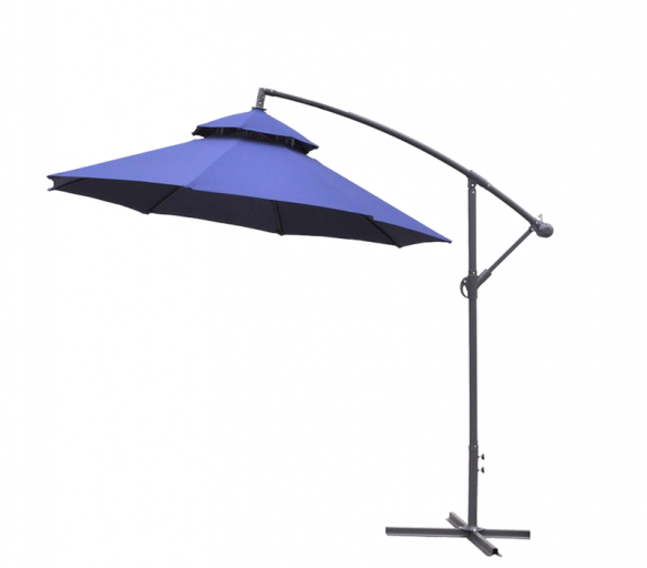 Aga Zahradní slunečník konzolový EXCLUSIV CUBE 250 cm Dark Blue