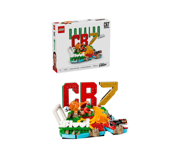 LEGO® Editions 43012 Cristiano Ronaldo – Hvězdné momenty fotbalu