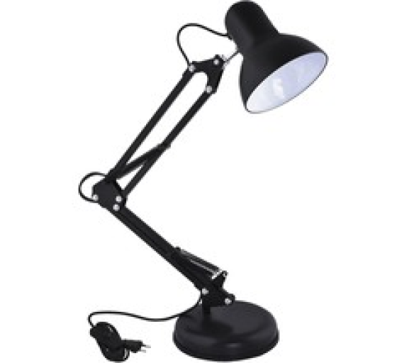 Stolní kancelářská lampa černá ISO 5177
