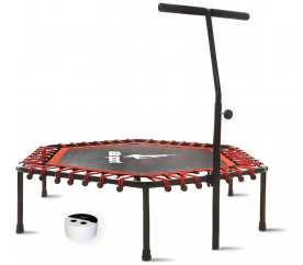 Aga Smart FITNESS Trampolína 130 cm Red + madlo