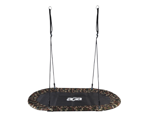 Aga Závěsný houpací ovál 150x79 cm Maskáčový