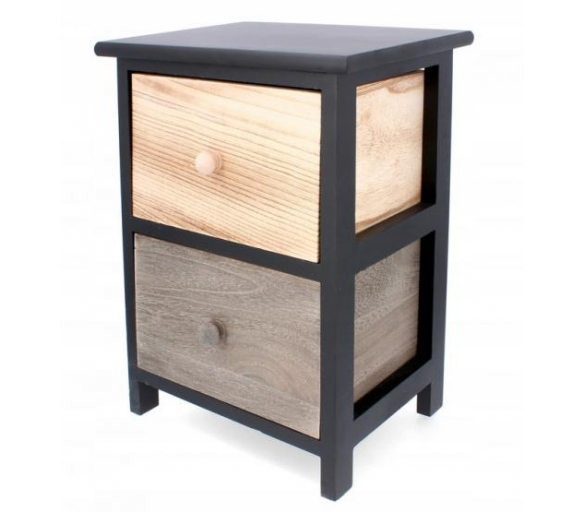 Aga Dřevěná komoda se 2 zásuvkami Old Fashion