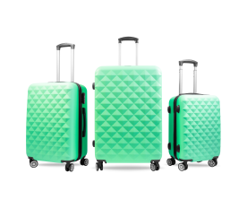 Aga Travel Sada cestovních kufrů CZ280 Tyrkysová