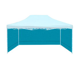 Aga Bočnice k prodejnímu stánku 3x4,5m Světle modrá