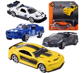 Kovový model pružinového auta 1:64 ZA4343