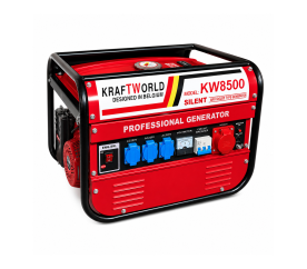 KraftWorld Třífázová benzínová elektrocentrála KW-8500 2 kW