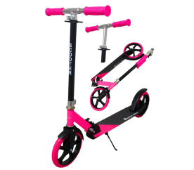 R-Sport Velká skládací koloběžka DZ134 Růžová do 100 kg