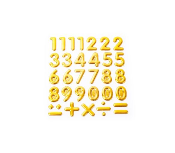 Aga4Kids Samolepící čísla DS8109ZC