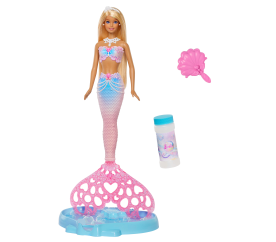 Barbie Bubbletastic Mořská panna s bublinkovou ploutví JLW56