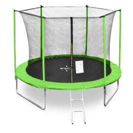 Legoni Trampolína 250 cm Light Green + vnitřní ochranná síť + žebřík